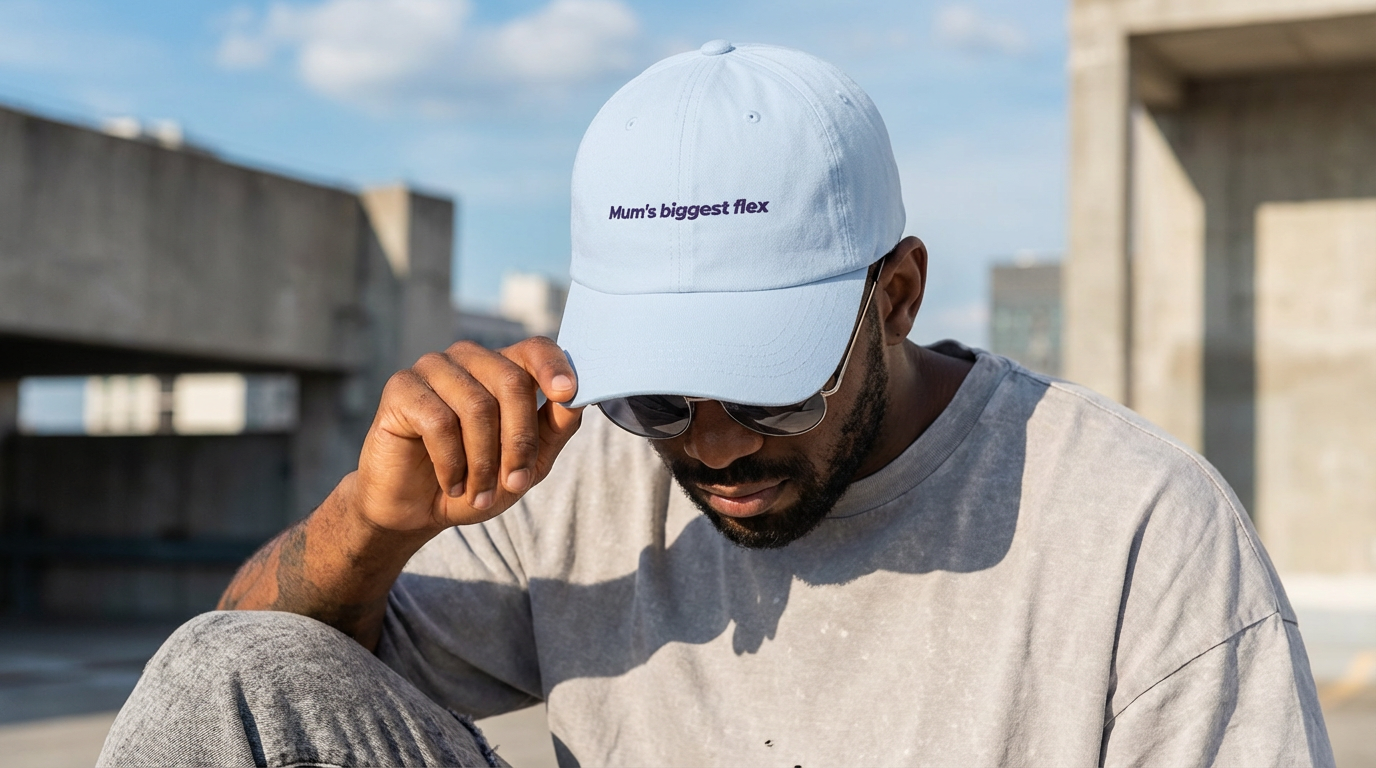 "Mum's biggest flex" Embroidered Baseball Hat